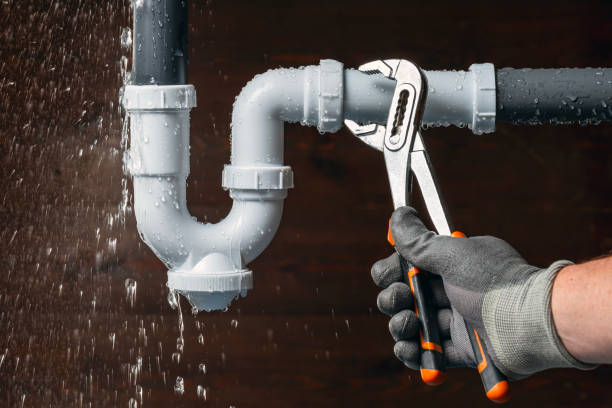 Professional Emergency Plumber technician working in Lakeview, MI